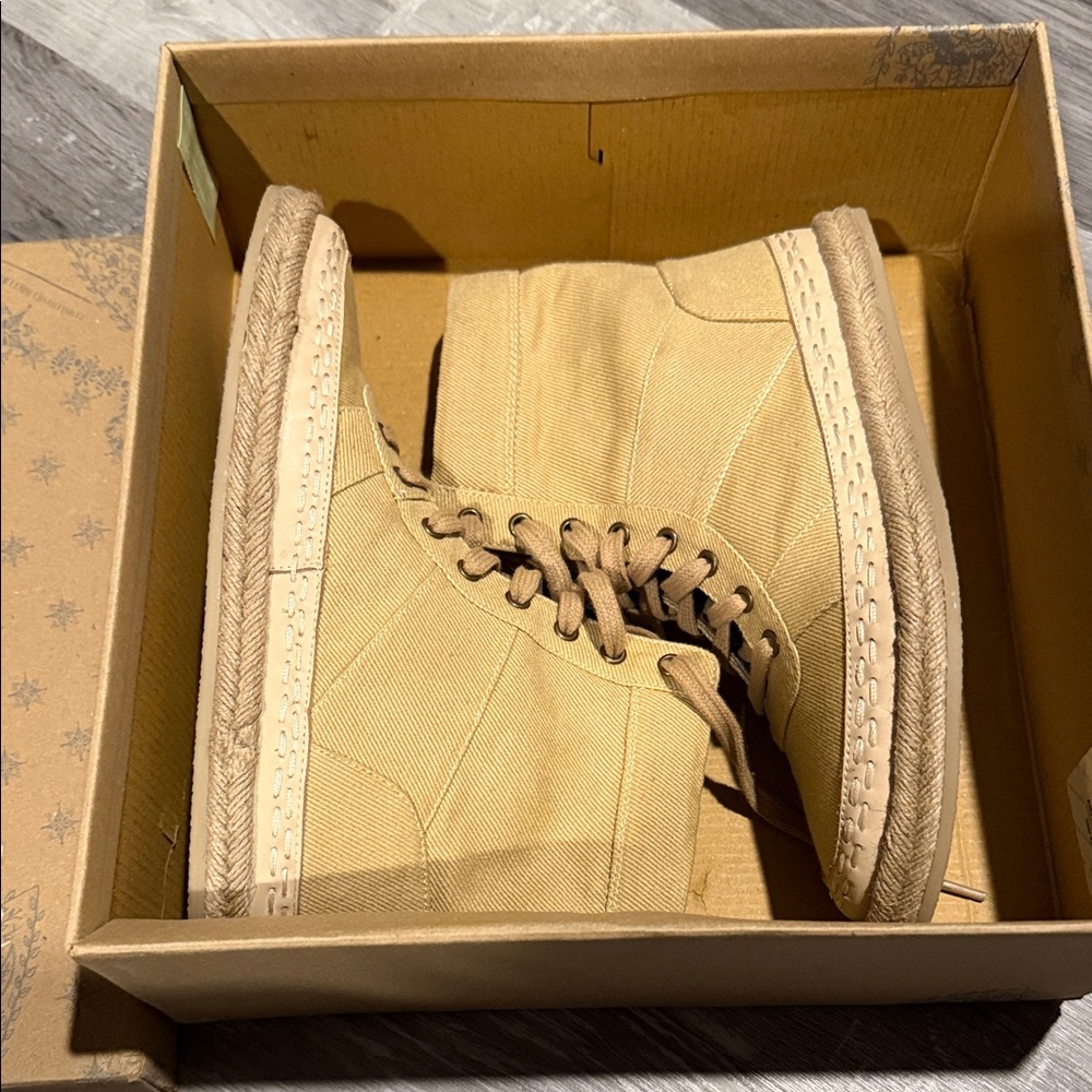 Free People Tan Ankle Boots